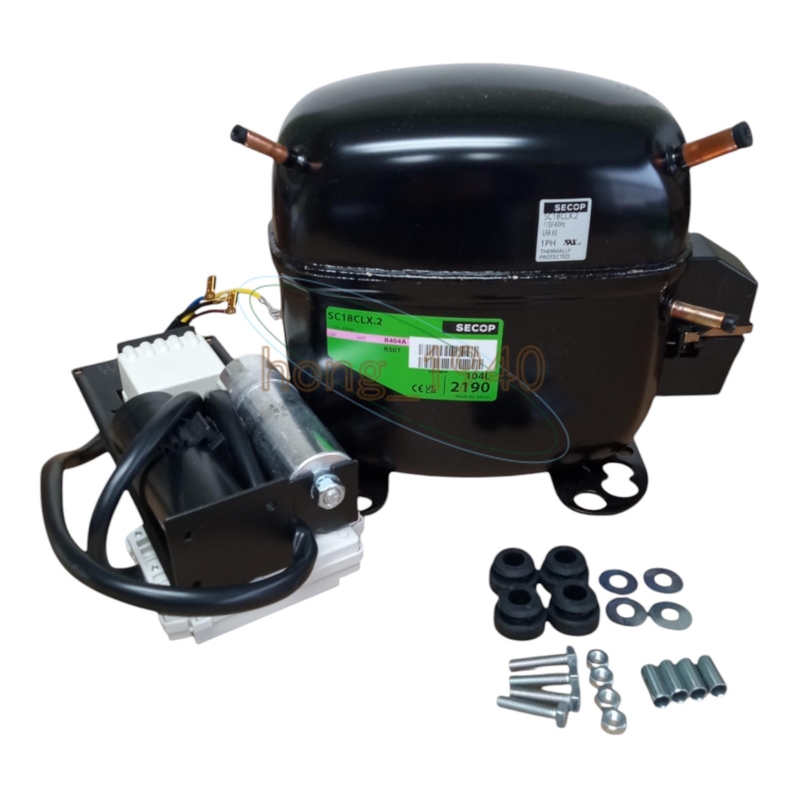 New One SECOP Compressor SC18CLX.2 115V R404a/R507 3/4HP