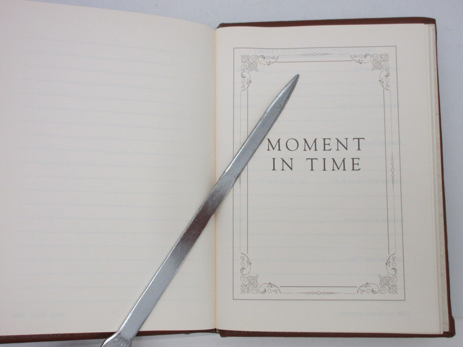 Journal Diary 6″ Leather Hardcover 320 Lined Pages Graphic Image Black