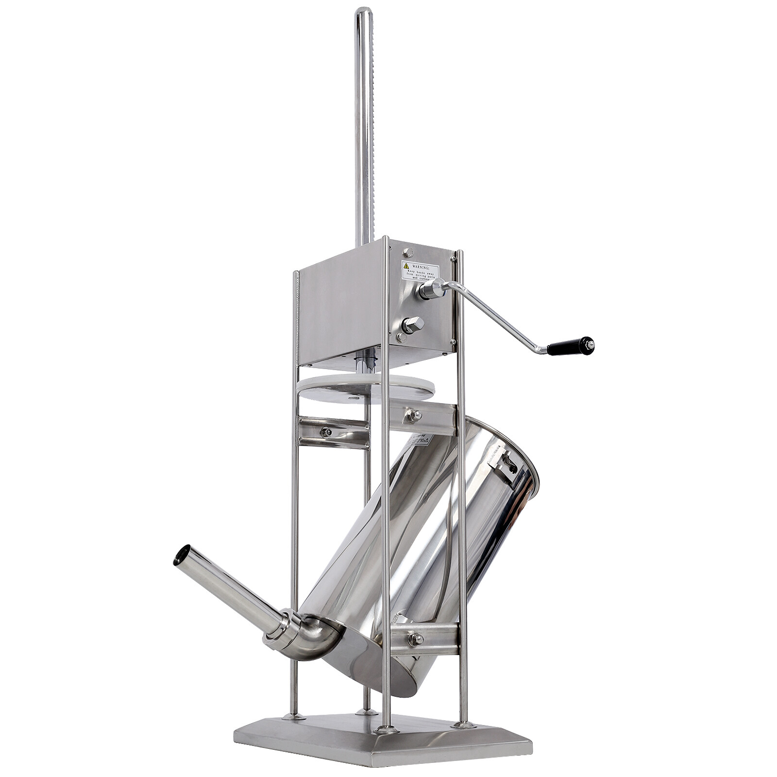 32LB/15L Sausage Stuffing Machines Stainless Steel Commercial w/ 4 Stuffing Tube