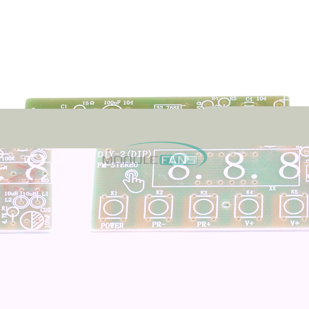 Electronic DIY AM/FM Radio Receiver Module Kits Wireless Stereo 87MHz-108MHz