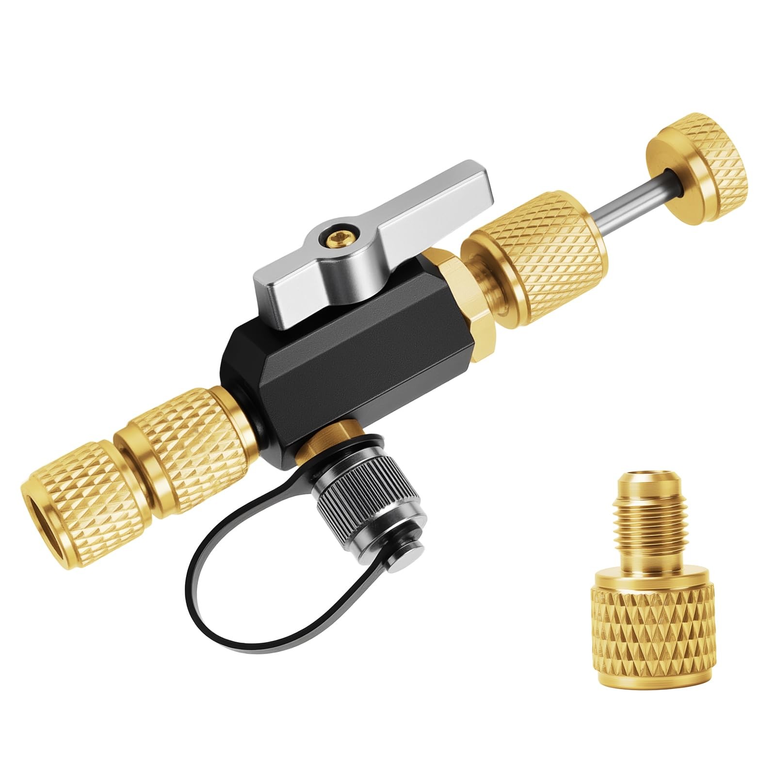 HVAC Valve Core Removal Tool,Valve Core Remover Installer Tool,1/4″& 5/16″ Du…