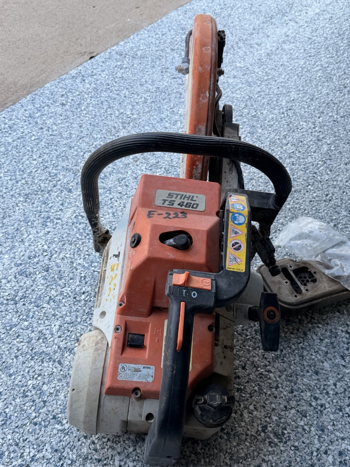 STIHL TS460 14 inch Concrete cut off saw