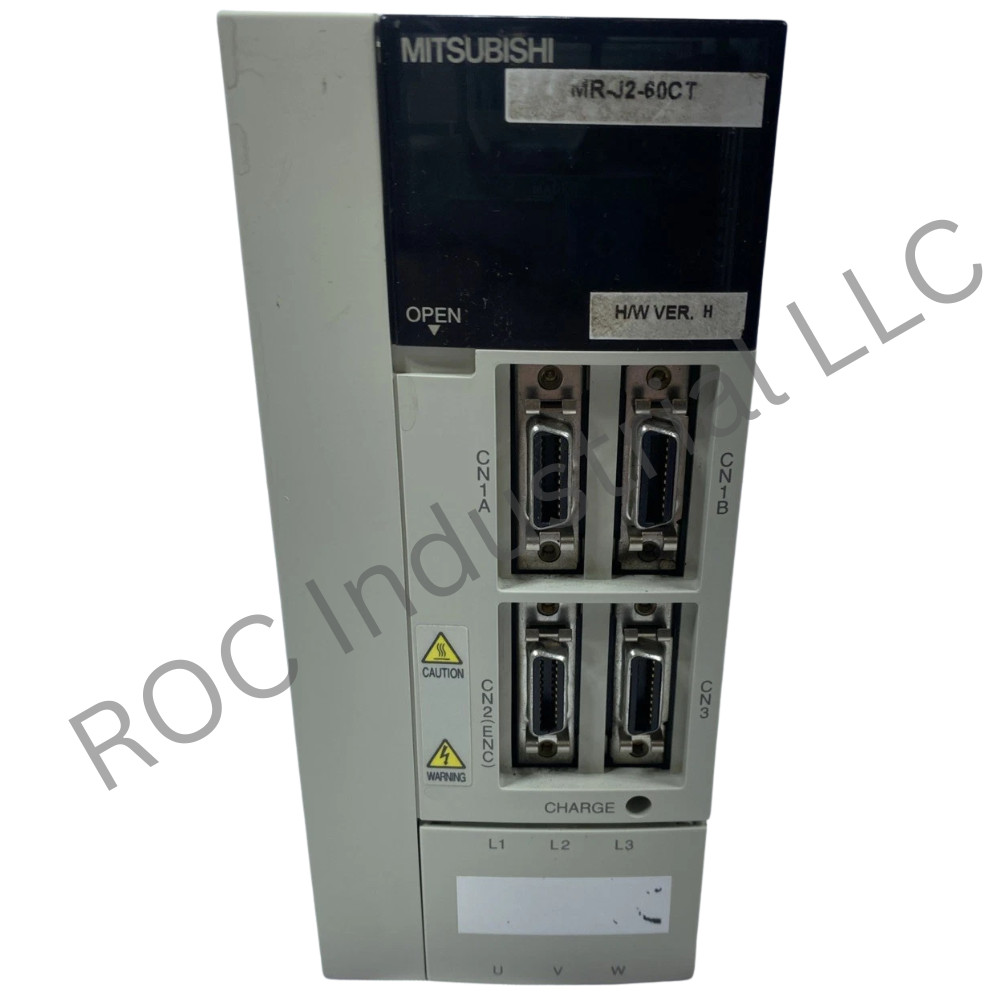 Mitsubishi MR-J2-60CT Servo Drive Unit 0.6 KW 200-230V AC 50/60Hz 0.3Amp 3-Phase
