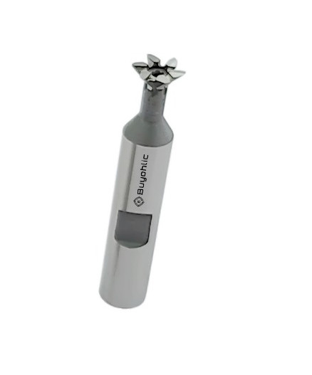 Dovetail Cutter HSS 60° – Double-Edged End Mill for Metal Machining -USA STOCK