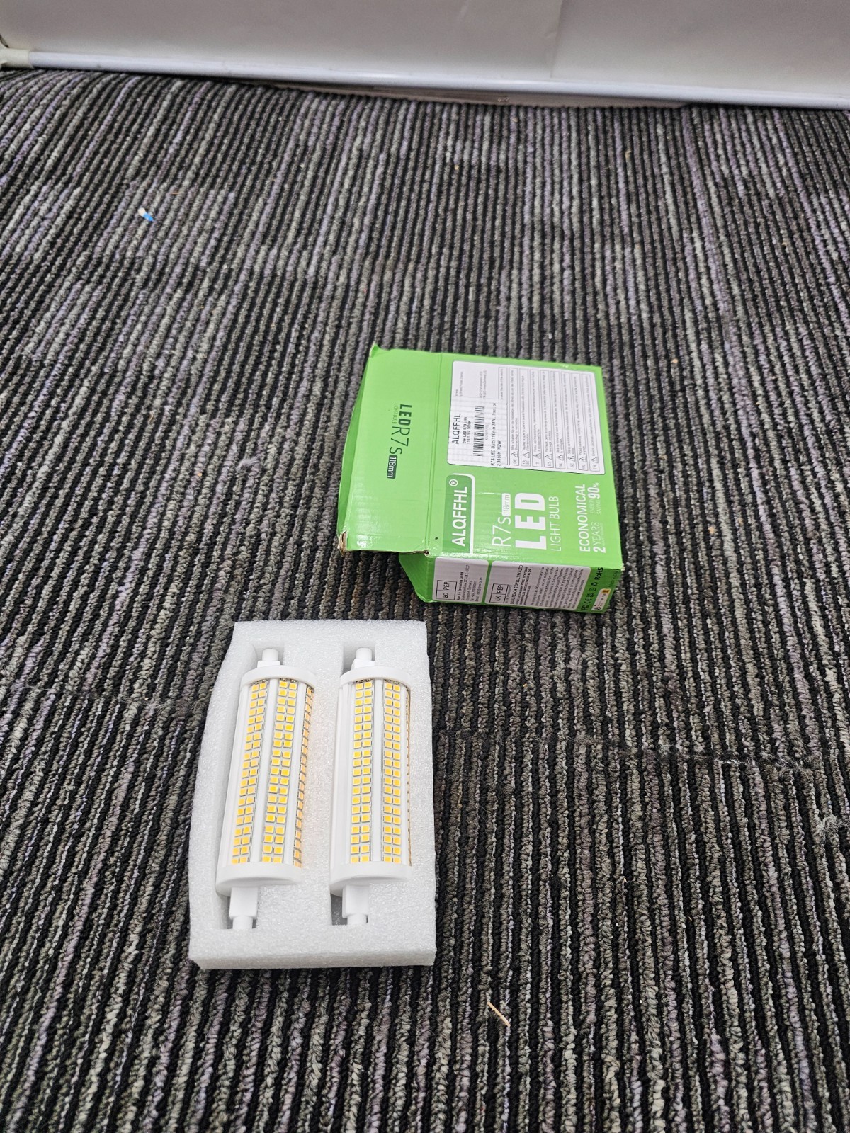 (QTY 2) ALQFFHL Dim LED R7S 118mm LED Bulb 30W110-130V 3000K