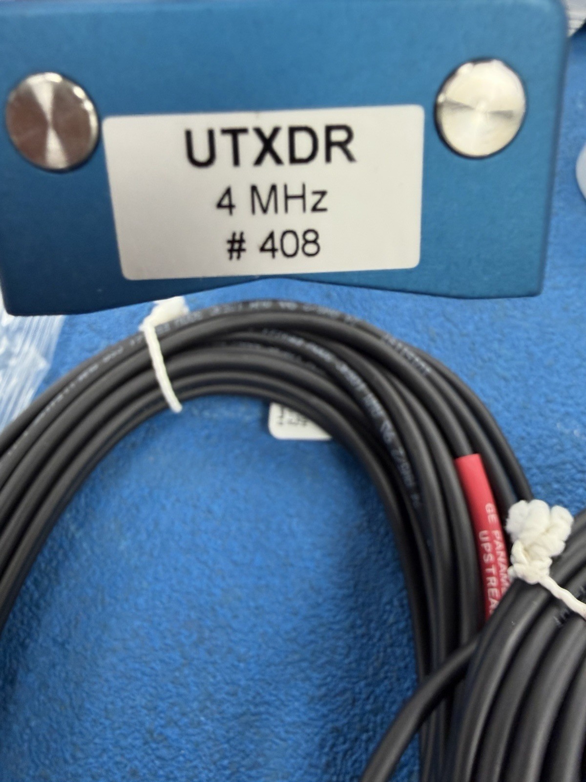 GE DF868 Panametrics Ultrasonic Flowmeter with UTXDR 4 MHz Flow Transducer