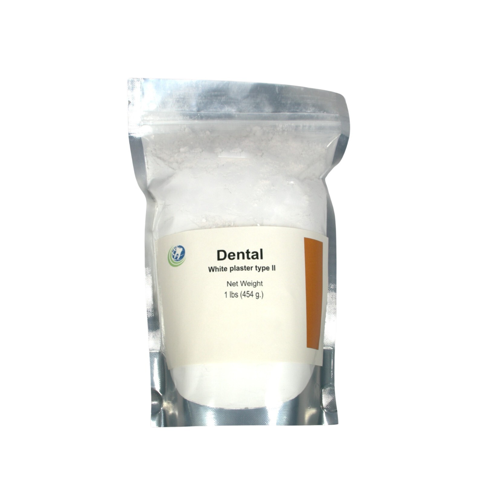 DENTAL LAB PLASTER CREAMY WHITE TYPE II REGULAR SET 1 Lb. (454 G)