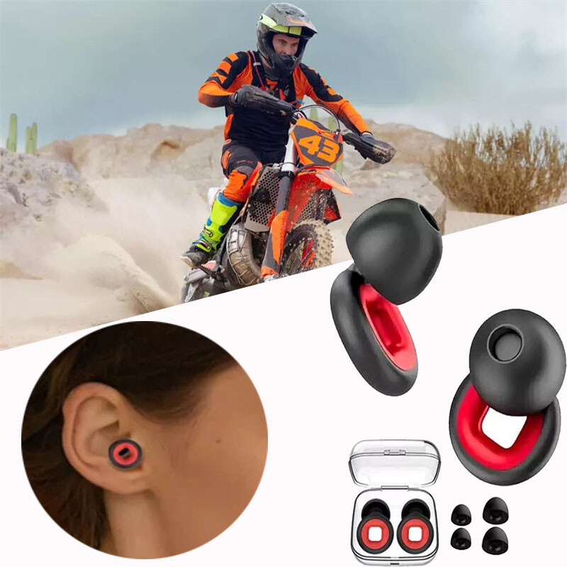 Ear Plugs Motorcycle Motorcycle Ear Plugs Wind Sleep 24 DB Decline Wind Noise US