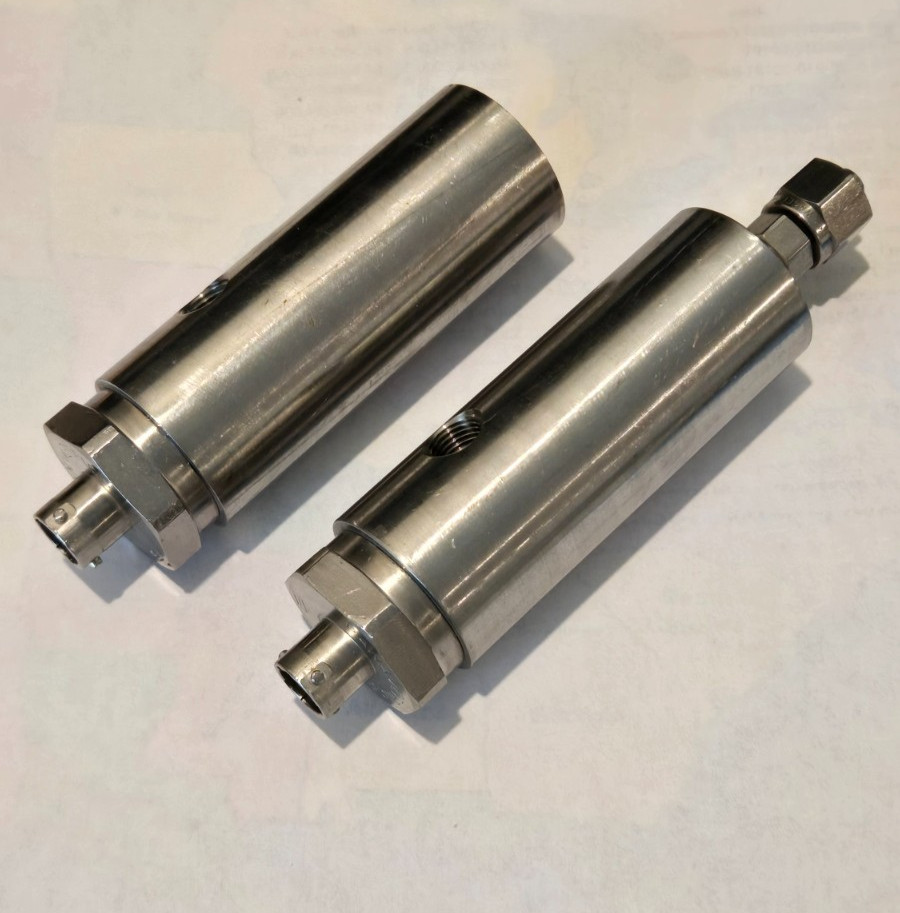 Panametrics Wetted Ultrasonic Flow Transducers 095268-12, 09 | 316 SS | 4-Pin