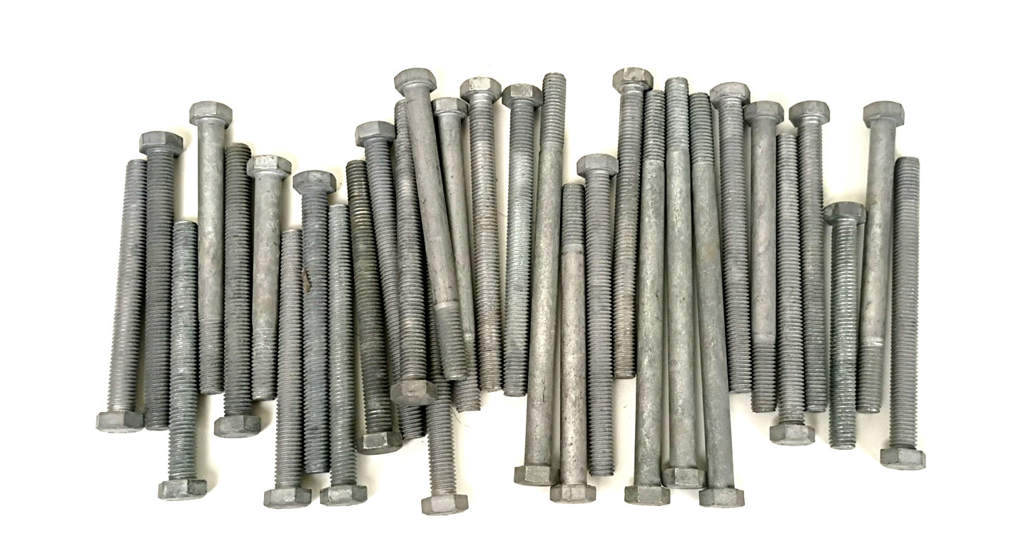 1/2″ Galvanized Hex Head Bolts Assorted Lengths Bulk Lot 10 Pounds