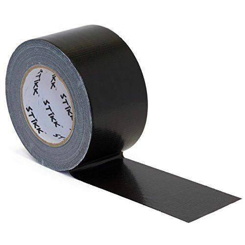 3″ x 60 yd 7.5 Mil Thick Black Duct Tape PE Coated Weather Resistant (2.83 in 72