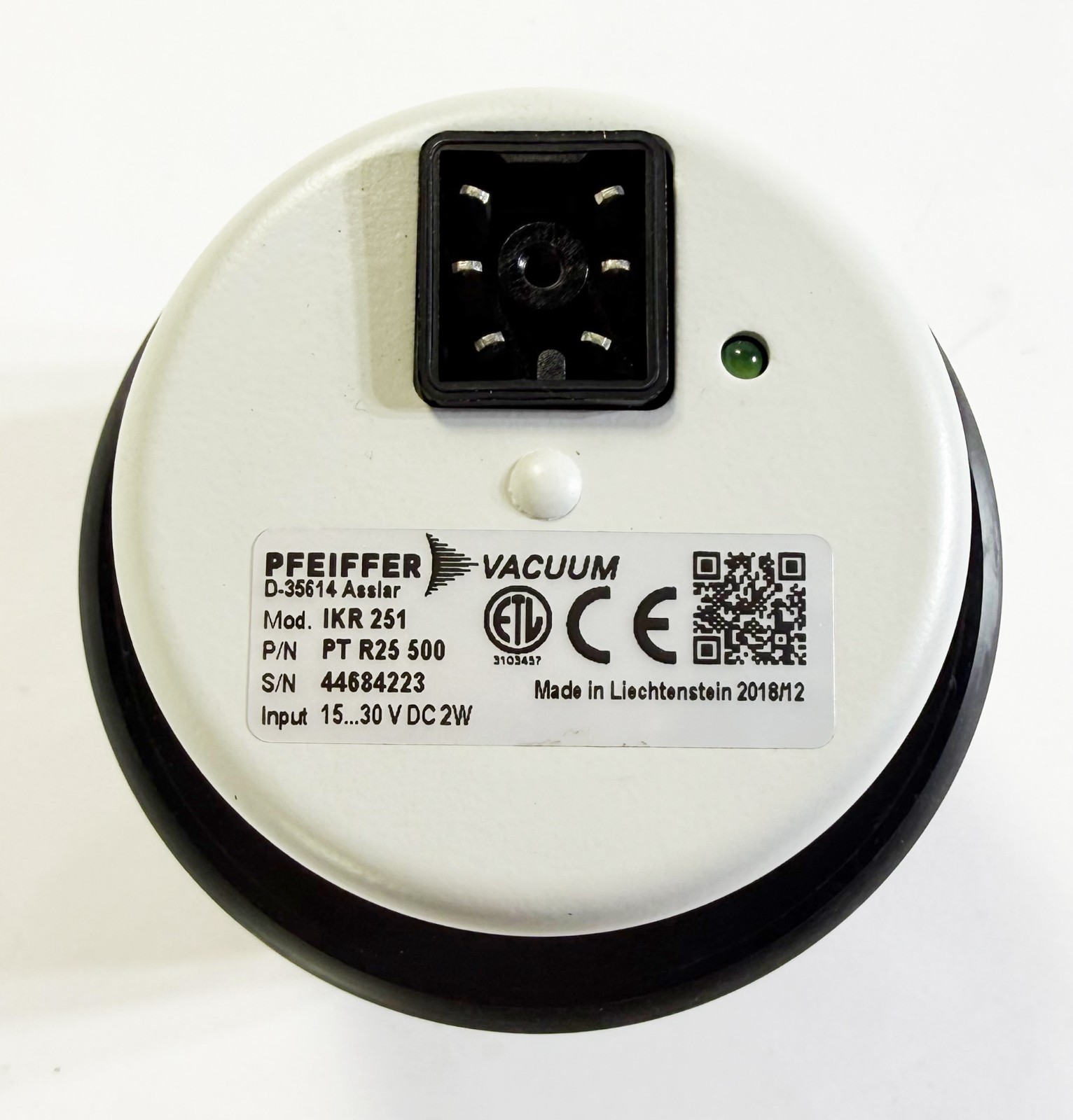 Pfeiffer IKR 251 Compact Cold Cathode Ion Vacuum Gauge Thermo Orbitrap Exactive