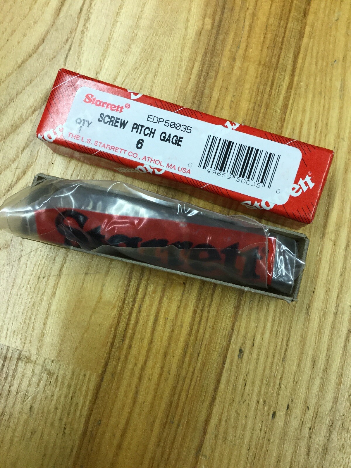 STARRETT 6 50035 SCREW PITCH GAGE NEW