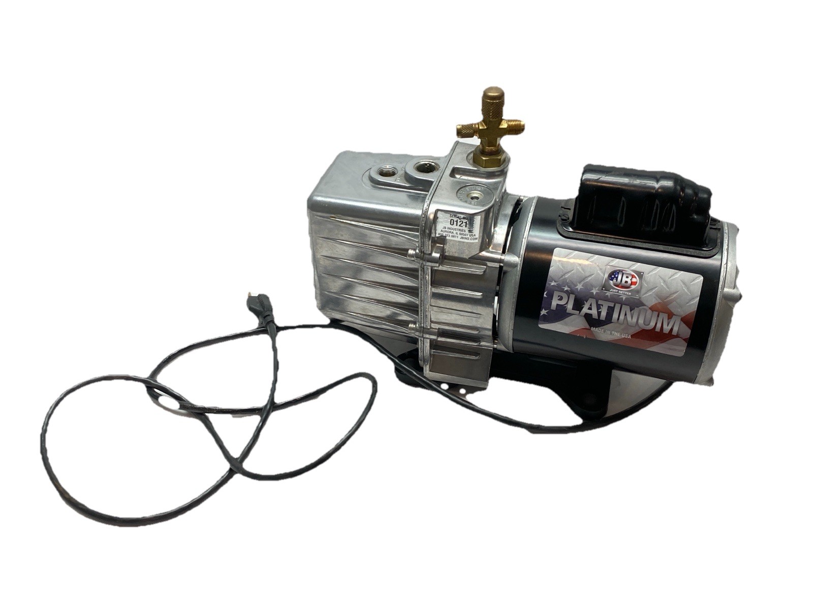JB Industries DV-85N Platinum Refrig Evacuation Vacuum Pump 3 CFM