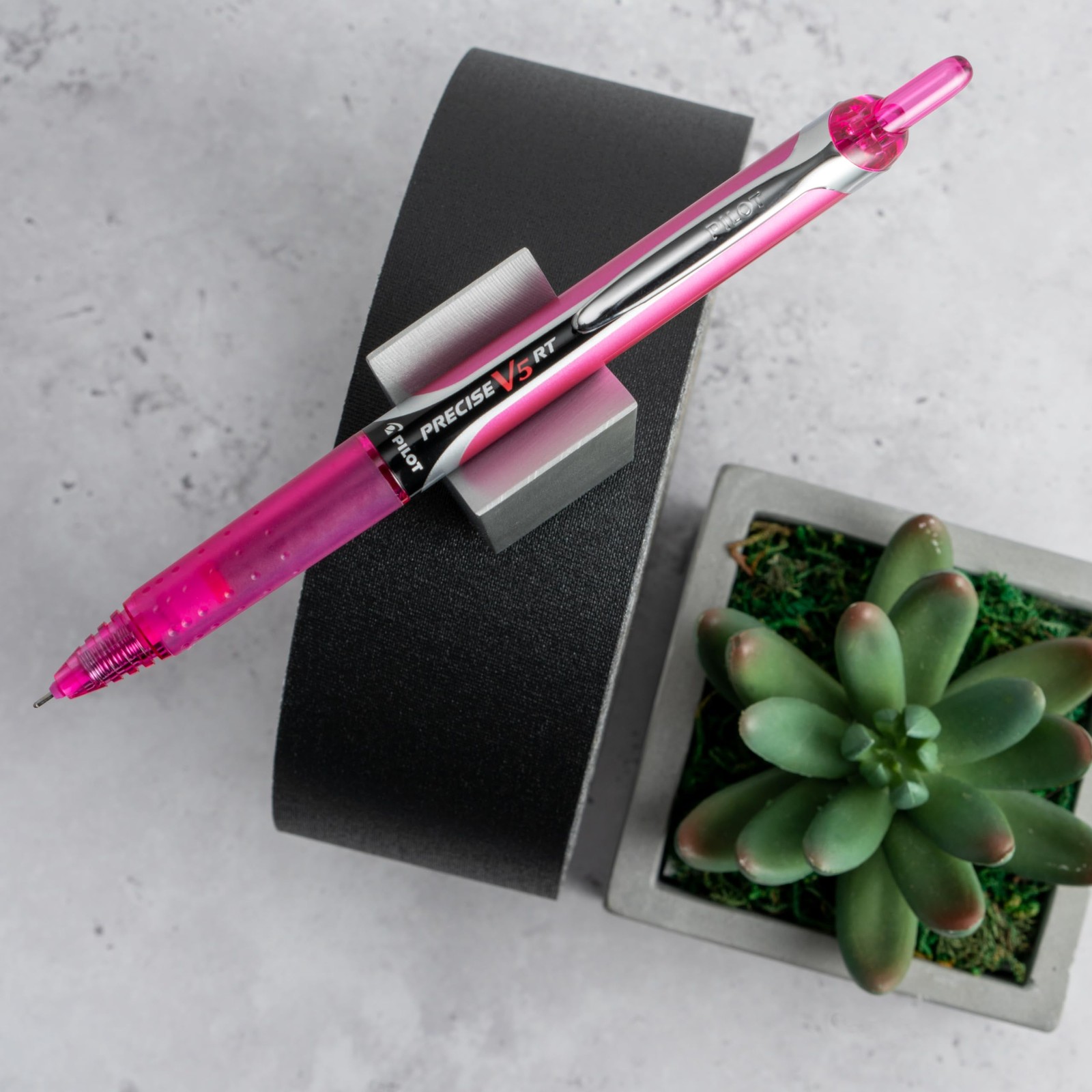 Pilot Precise V5 Rt Premium Rolling Ball Pen Pack Of 8 Vibrant Colors