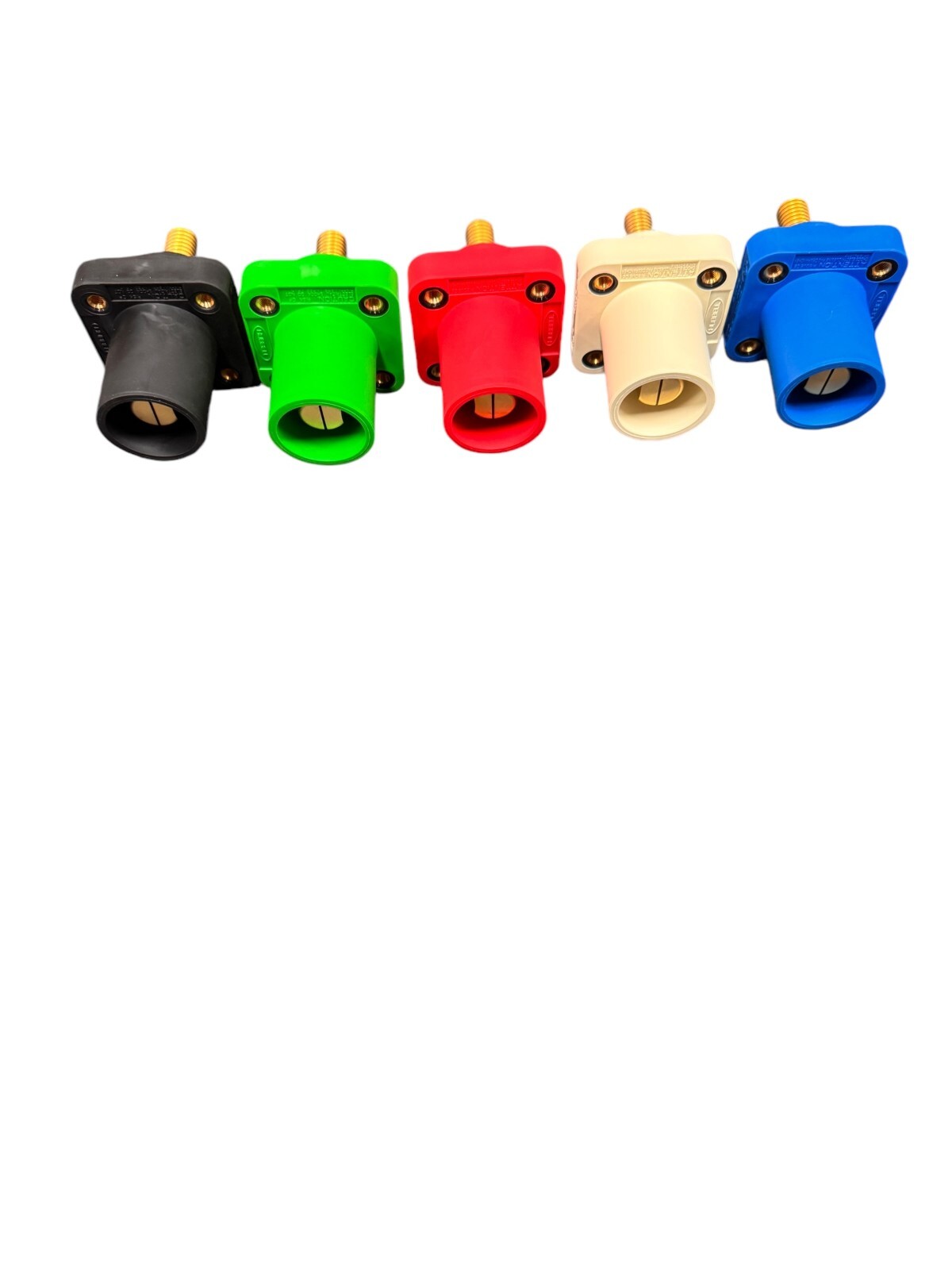 Hubbell Single Pole 300/400A Male STUD TERMINAL Recept 5 pc 120/208V Wye, 240V