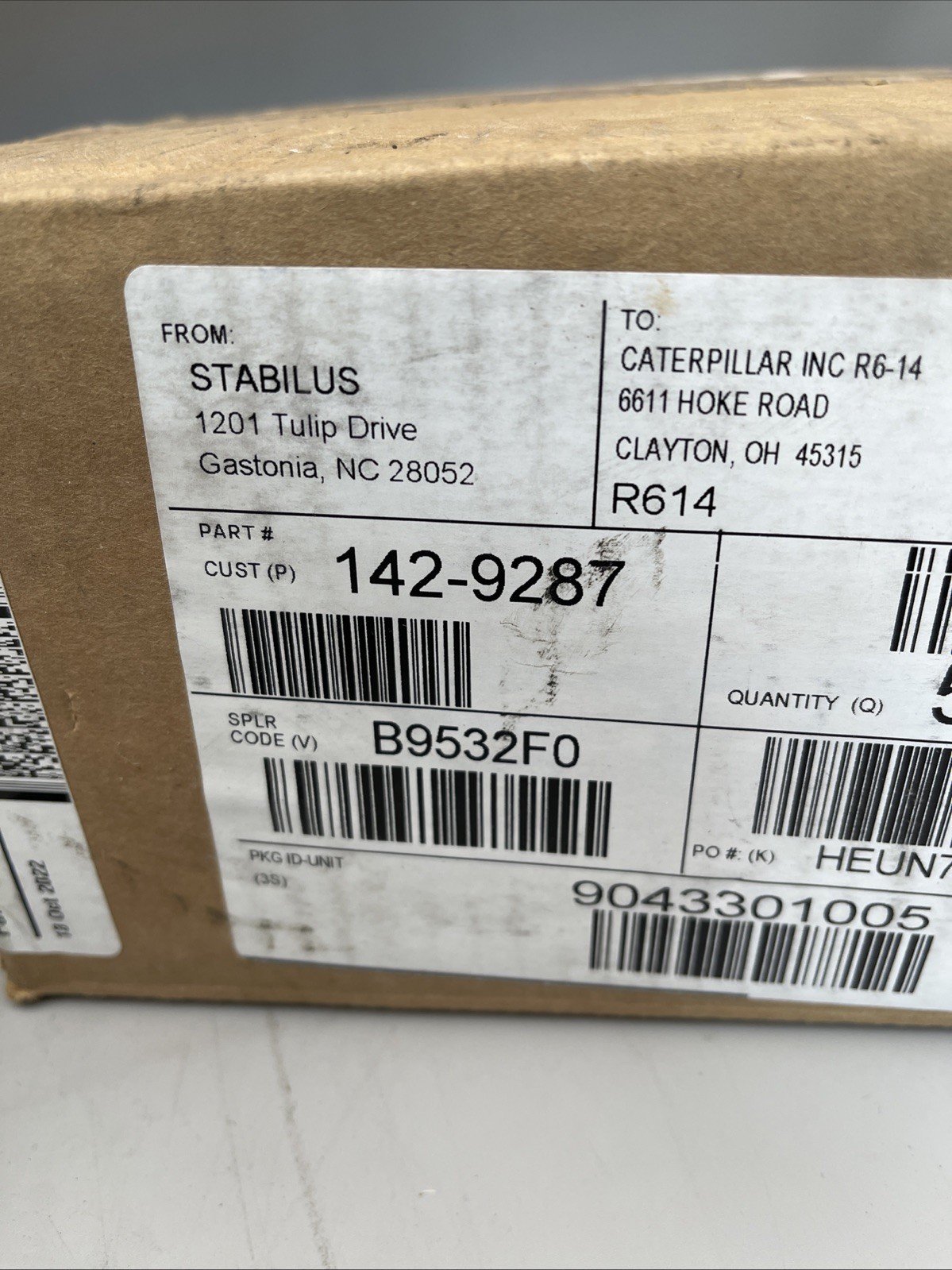 GENUINE CAT Caterpillar Stabilus Lift-O-Mat Shock Spring Assembly 142-9287 New