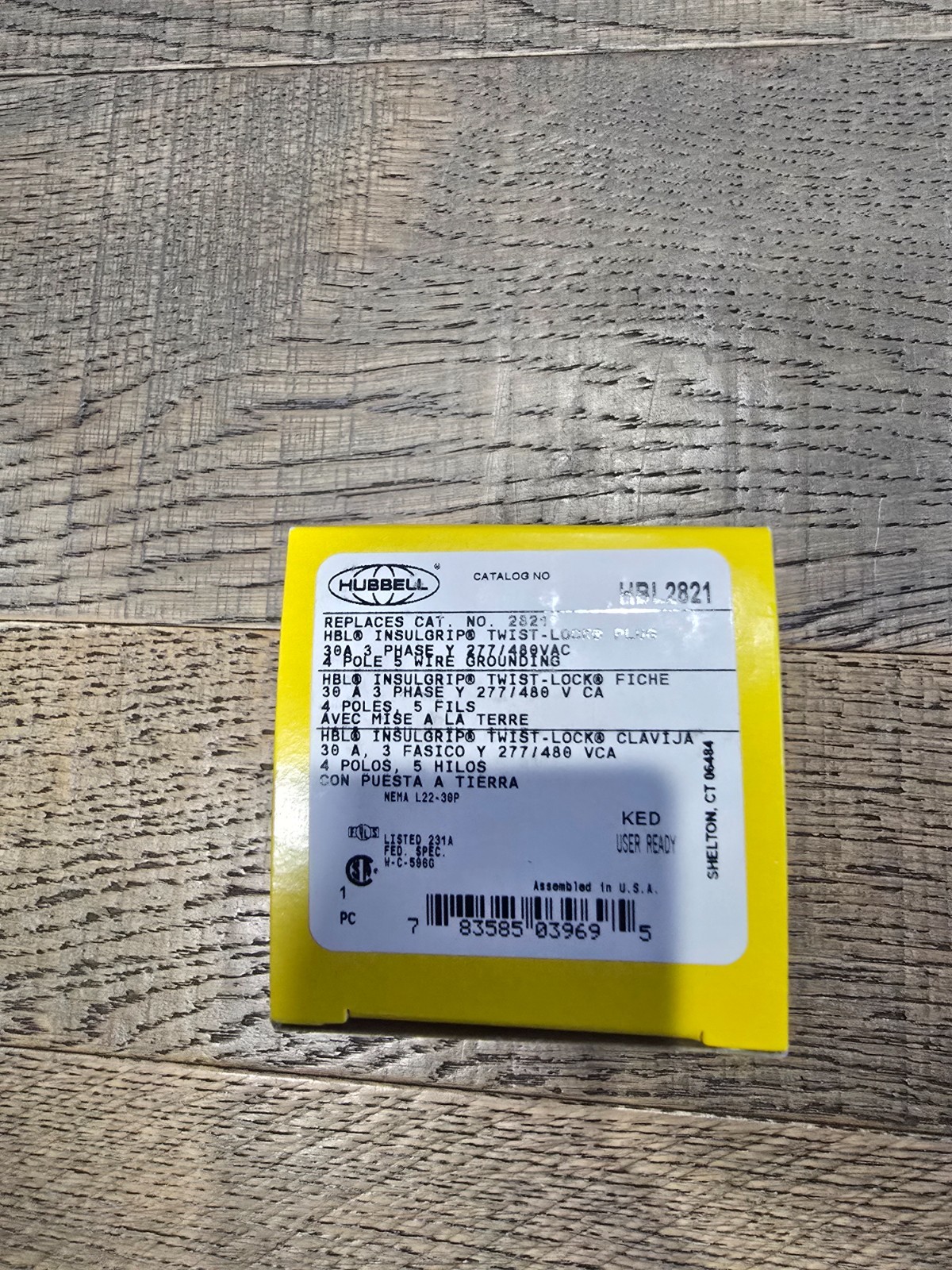 Hubbell HBL2821