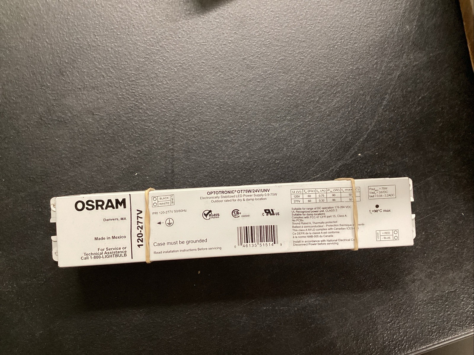 Osram OT75W/24V/UNV Outdoor Power Supply LED Driver 75W 24V 0.04-3.2A