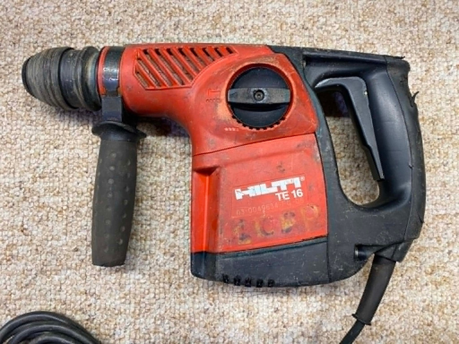 Working Hilti TE 16 Rotary Hammer Drill SDS Plus With Handle