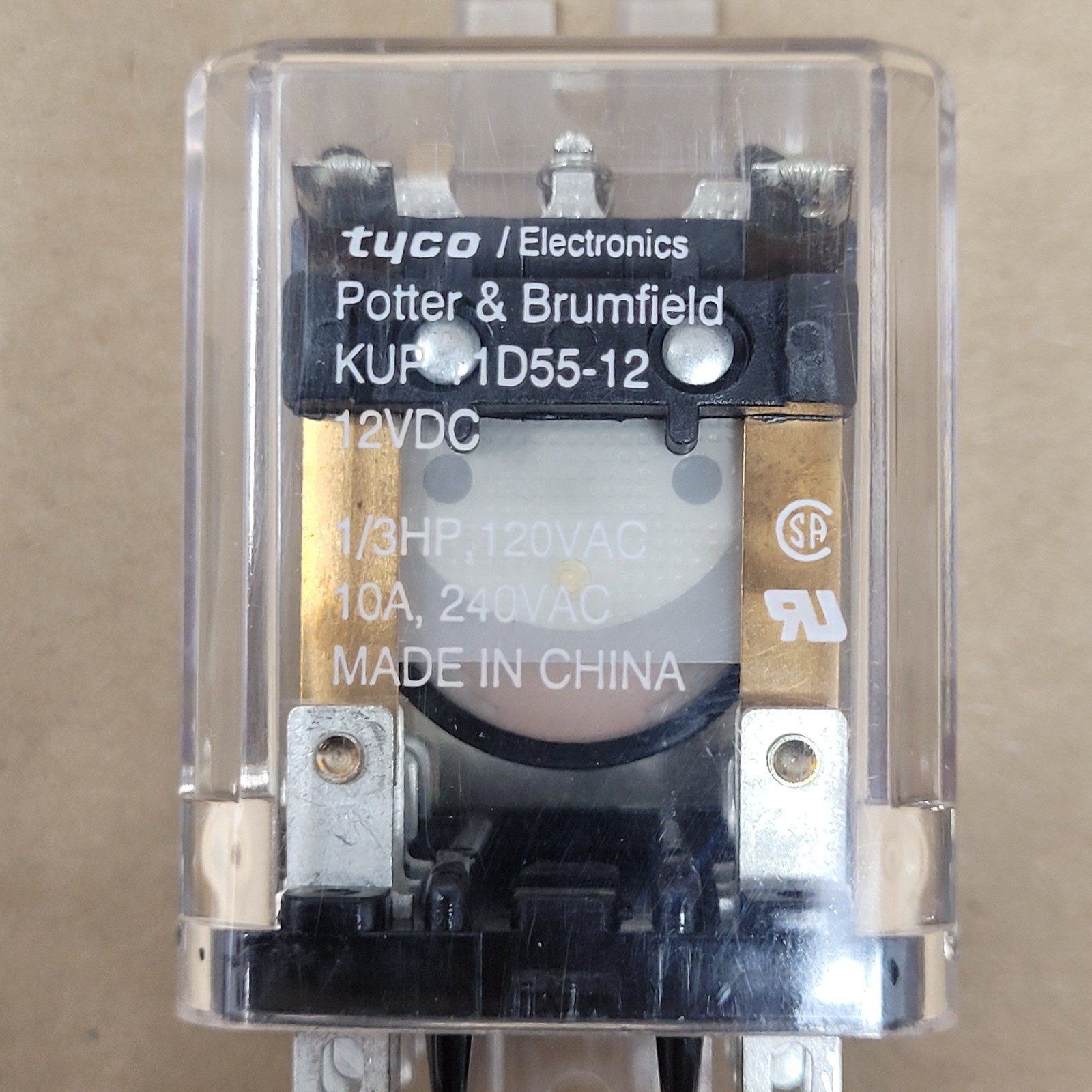 Potter & Brumfield KUP-11D55-12 Relay – USED