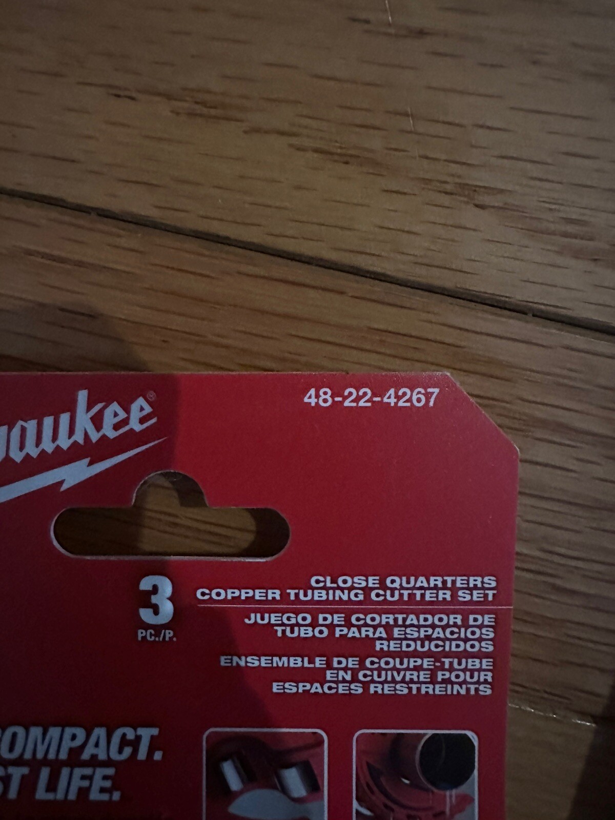 4 MILWAUKEE 3 PCS CUTTER SET 48224267