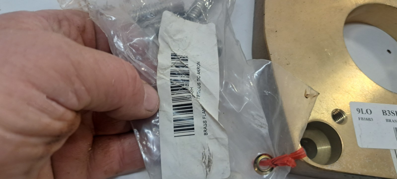 AKRON BRASS Adapter Plate B3SH 3″ Swing Out Valve Apparatus 106955 Flange