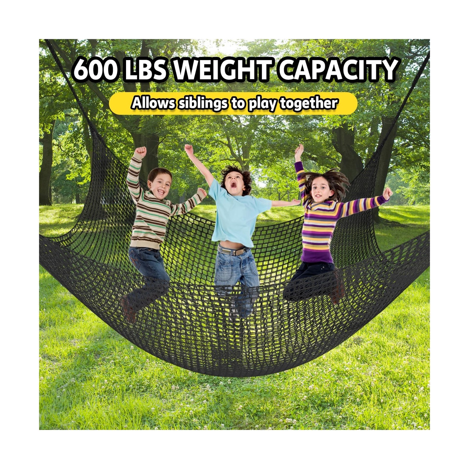 Climbing Net for Kids – 3.3FT x 9.9FT Double Layers Heavy Duty … FAST USA SHIP
