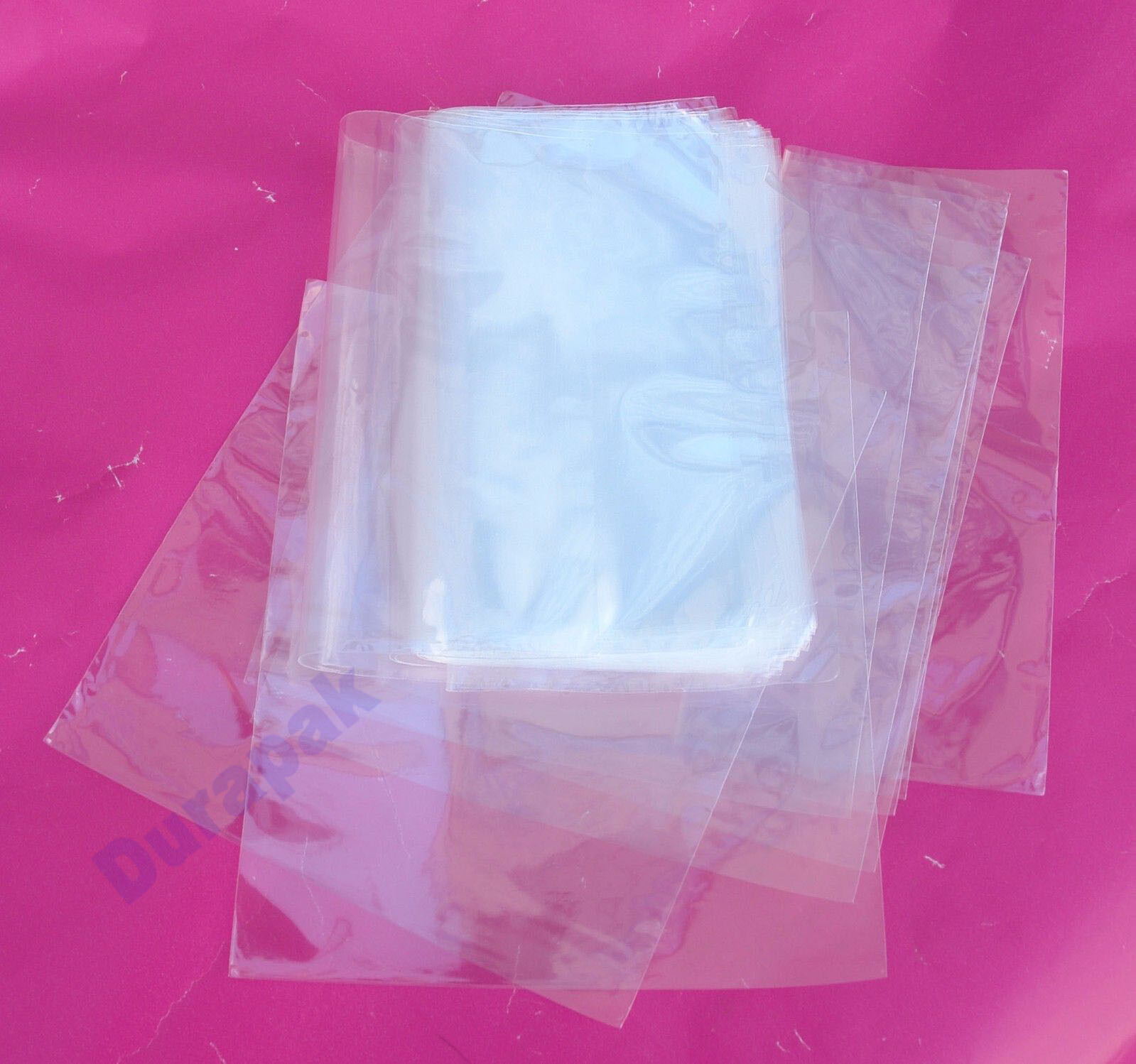 250 to 9000 pcs 4×6″ to 12×16″ Various Sizes POF Heat Shrink Wrap Film Flat Bags
