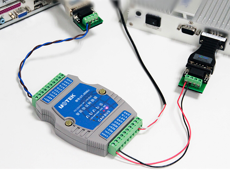 RS232 RS485 to CAN BUS Converter Isolation Adapter with Can 2.0 Modbus Protocol