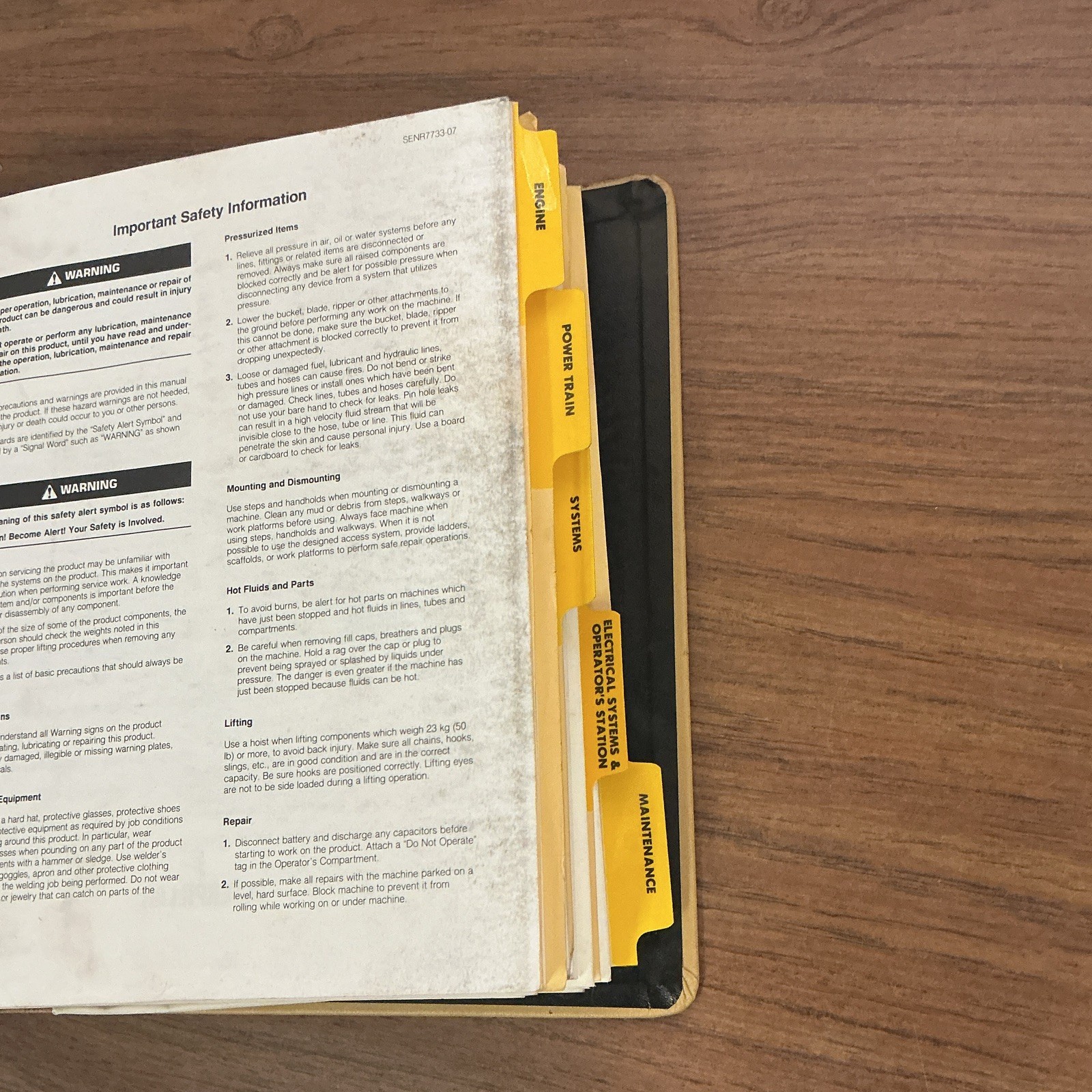 CAT 140H 160H Motor Grader Service Manual NA Version MPN SENR9165