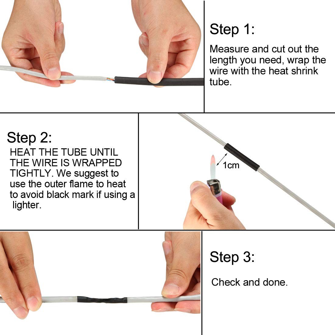 Heat Shrink Tubing 2 50mm Diameter 82mm Flat Width 31 Shrinkable Ca Size: 82mm