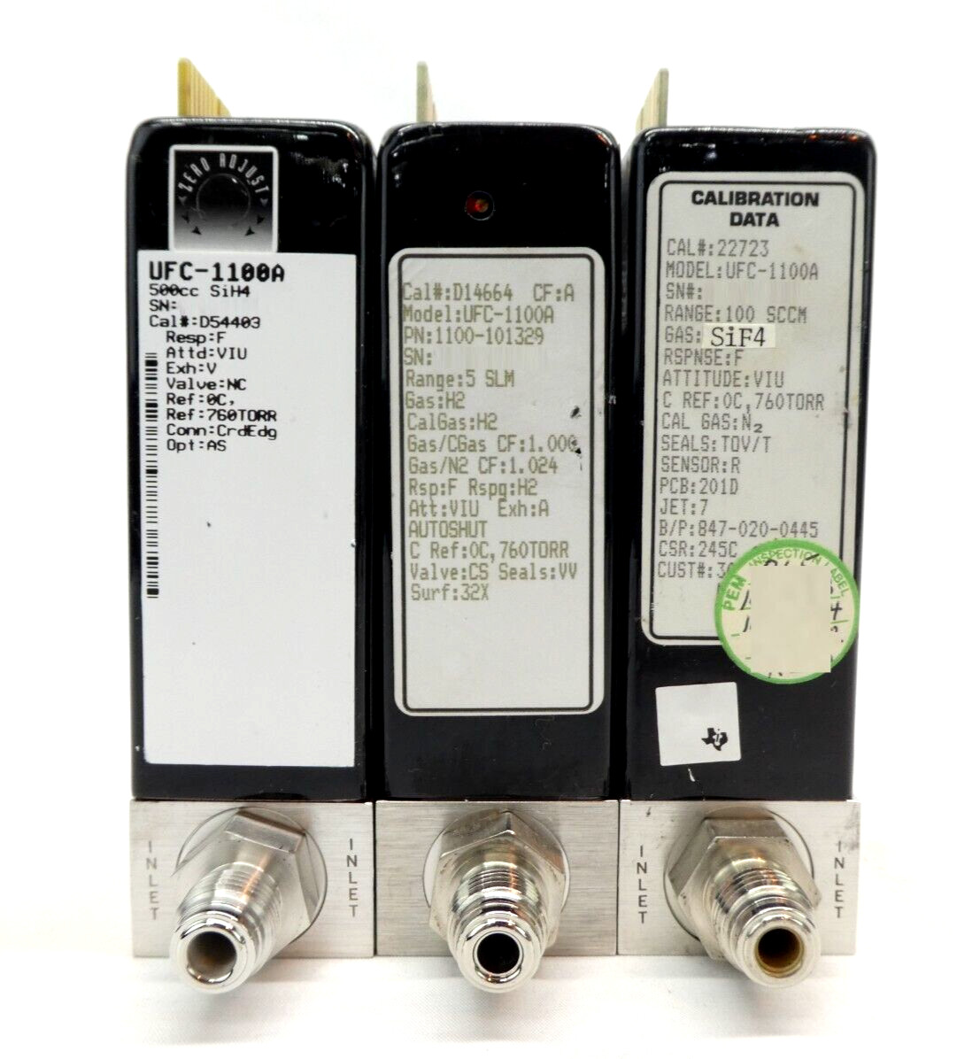 UNIT Instruments UFC Mass Flow Controller MFC UFC-1100A UFC-1110 Lot of 17