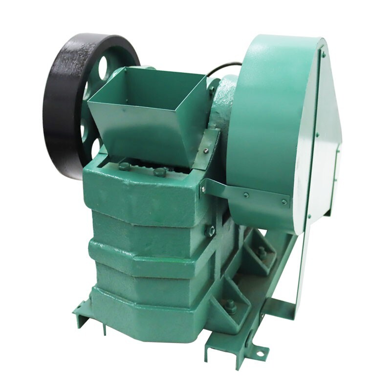 INTBUYING®220V Mini Jaw Crusher Feeding Inlet 2.16″,1400 RPM,250kg/h Crusher
