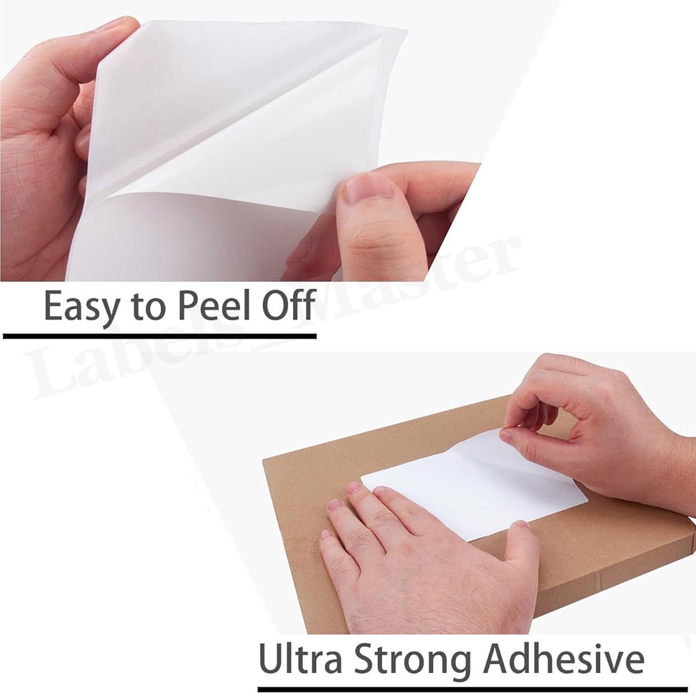 4×6 Fanfold Direct Thermal Shipping Labels Perforated for Zebra & Rollo Printers
