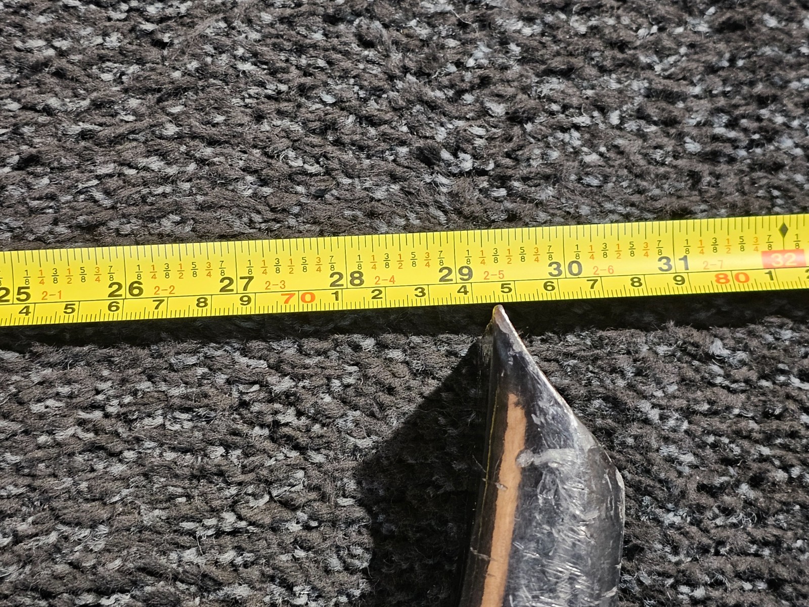 30-inch Long Flat Spring Standard , Black Powder Coated Finish