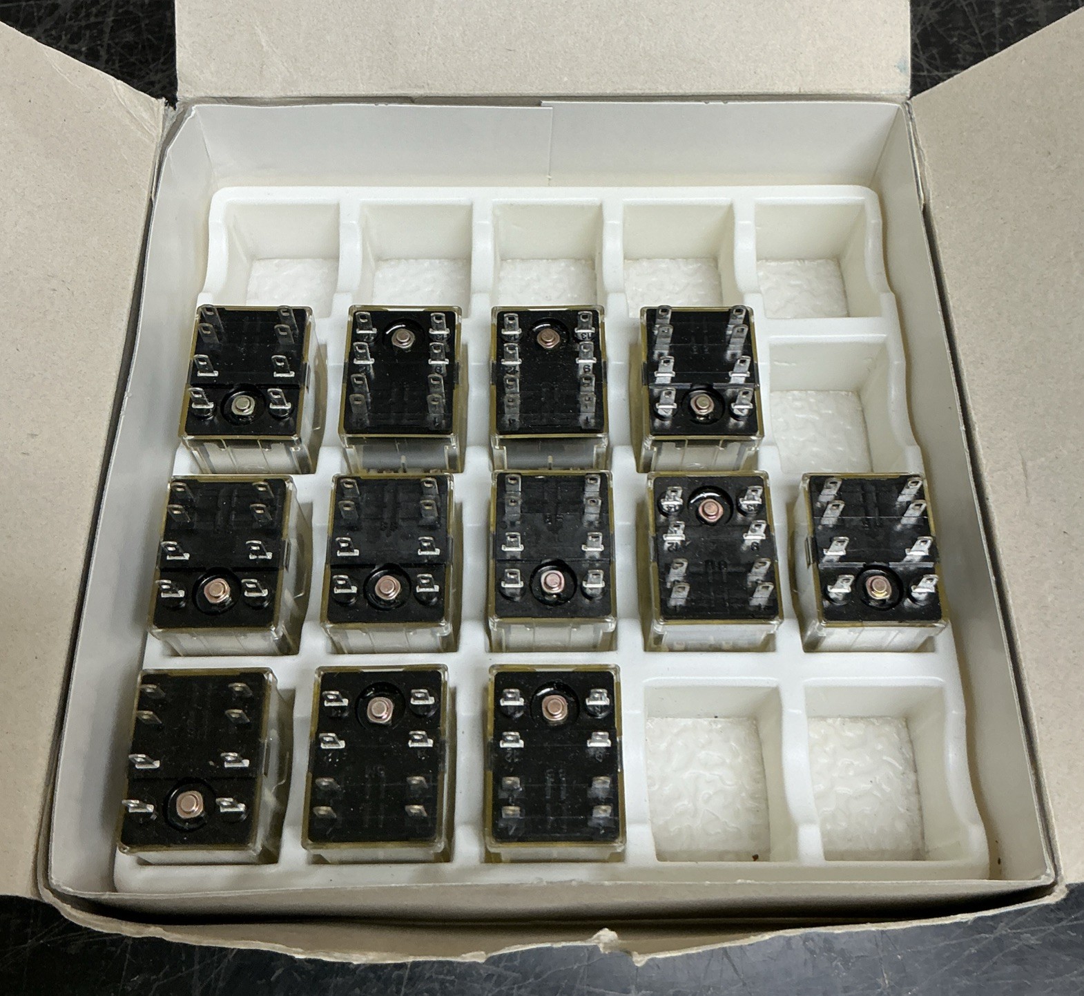 Open Box of 12 NAIS Relays HC2-H-AC240V | 220/240V