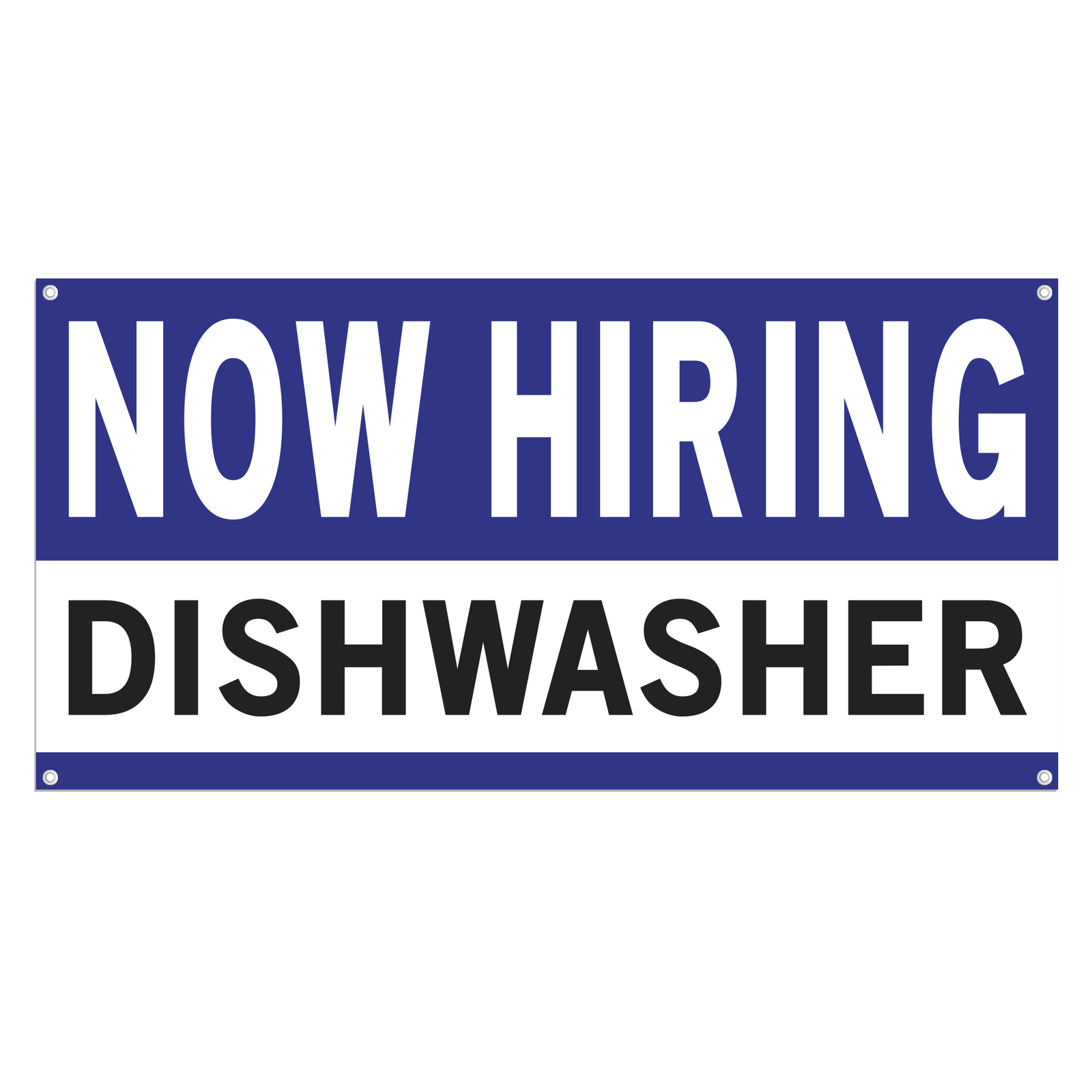 Now Hiring Dishwasher 13 oz Heavy Duty Vinyl Banner Jobs Available Help Wanted