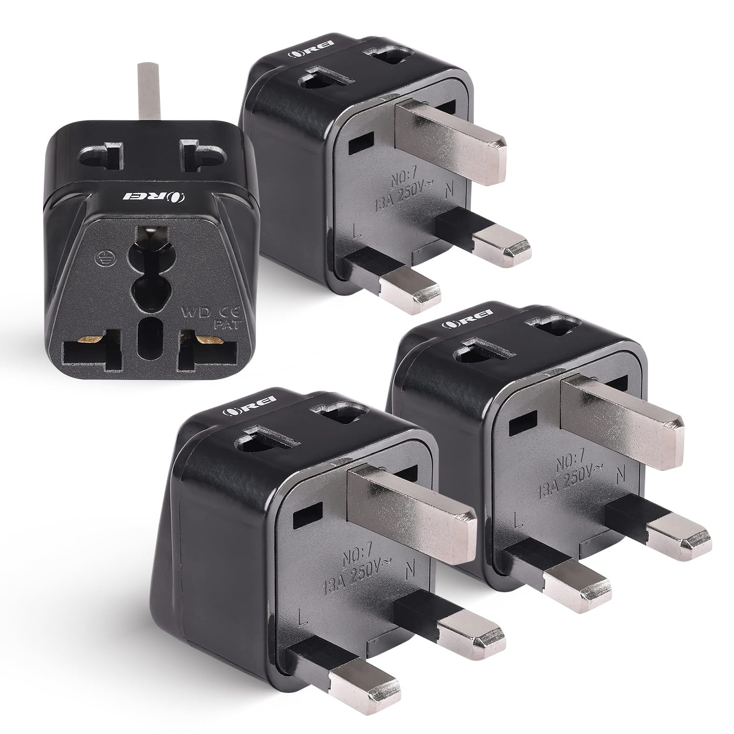 UK, Hong Kong Travel Adapter Plug, Adaptor 2 in 1, For Botswana, England, UAE…