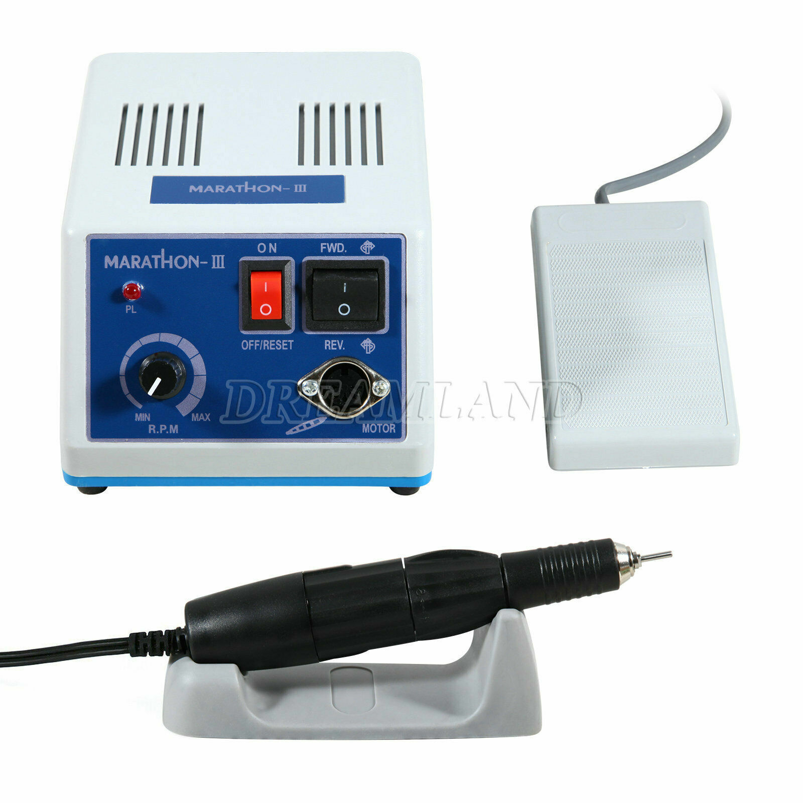 Dental Lab Micro Motor N3 with 35000RPM Handpiece Electric Polishing Machine US