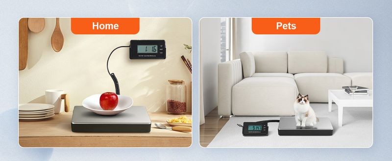 VEROR Shipping Scale Digital Postal Scale 440 lbs AC/DC Package LCD