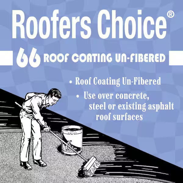 66 Unfibered Black Roof Coating 4.75 gal.