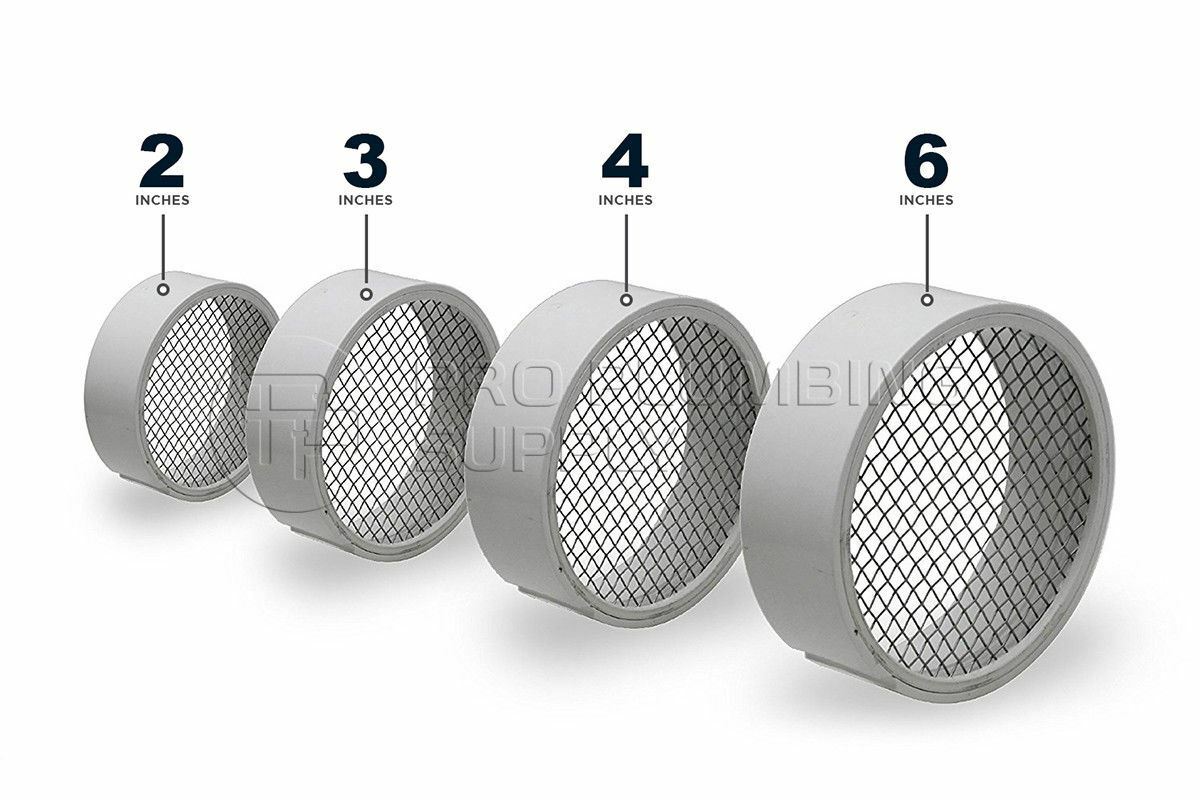 Raven PVC Termination Vent Stainless Steel Screen with Condensation Slot – 2″