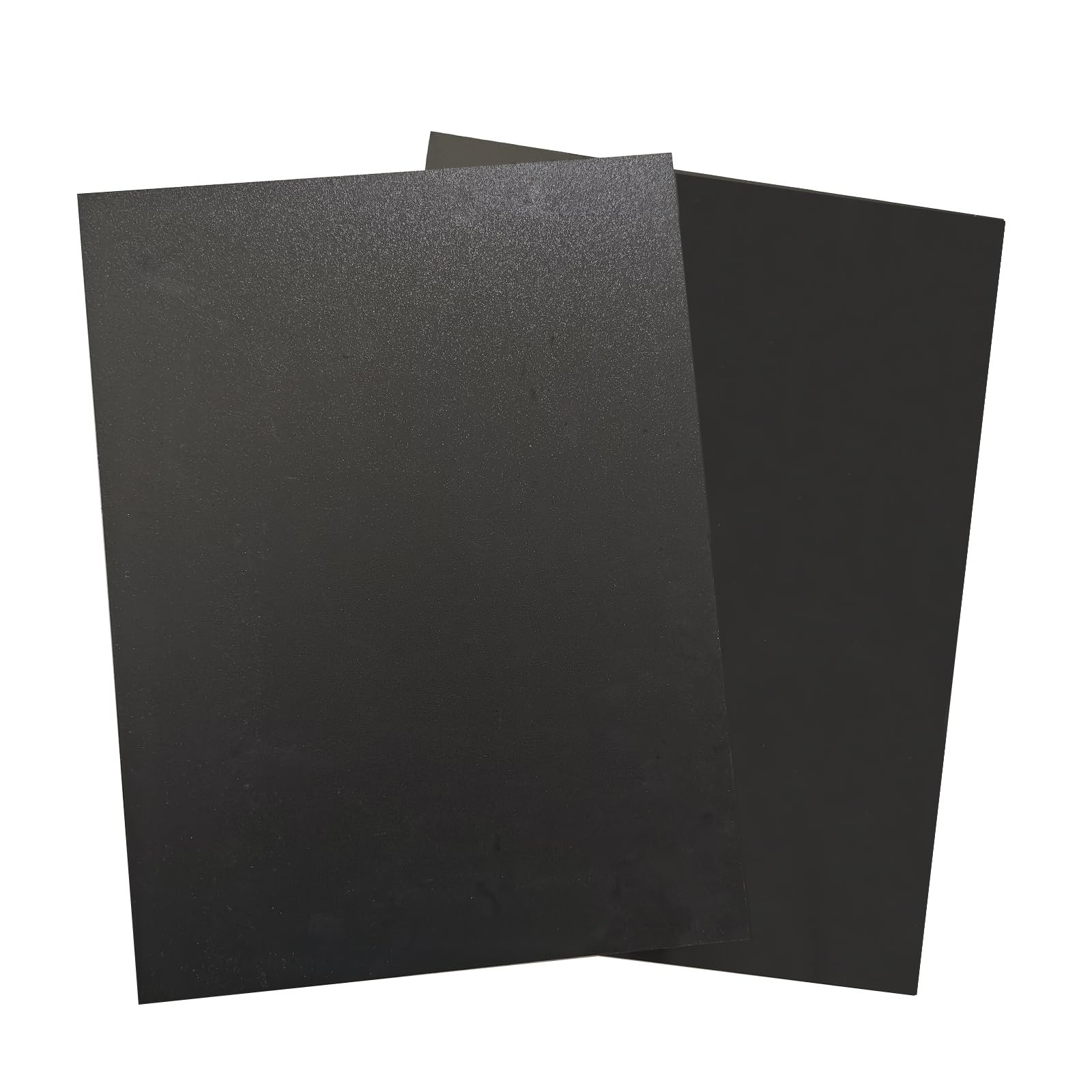 ABS Plastic Sheet 1/8 Inch Thick, 2 Pack 8″ x 12″ x 3mm Black Moldable Thermopla