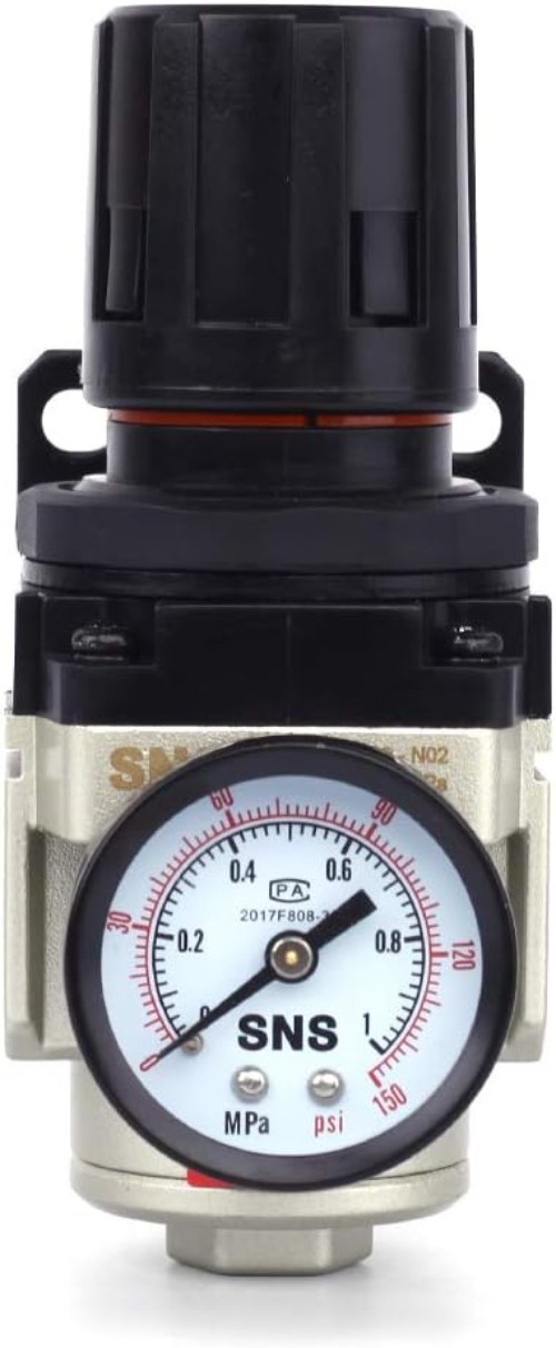 Air Pressure Regulator 1/4 NPT 0-150 PSI Adjustable