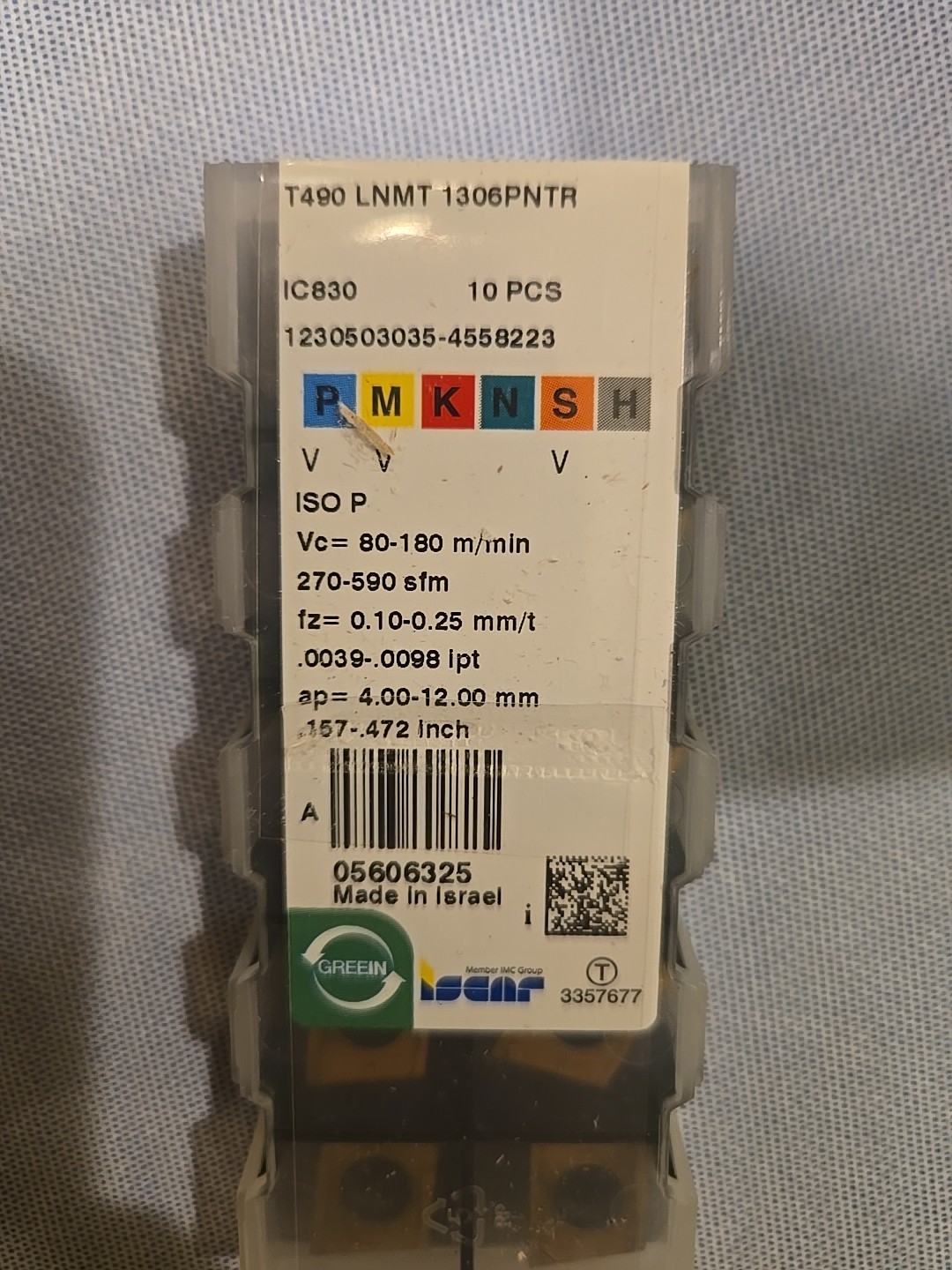 T490 LNMT 1306PNTR IC830 – ISCAR – BRAND NEW – USA STOCK – 05606325