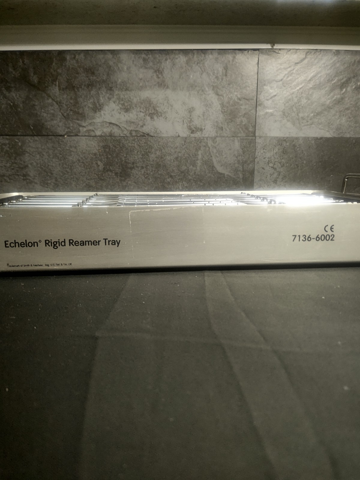 S&N Echelon Rigid Reamer Set Tray 7136-6002 Hip System Used *READ DESCRIPTION*