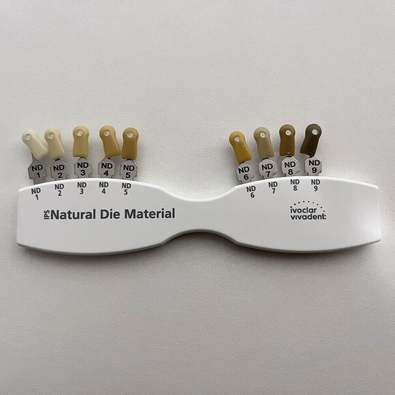 Dental IPS Natural Die Material Shade Guide Ivoclar Vivadent ND1-9 Abutment