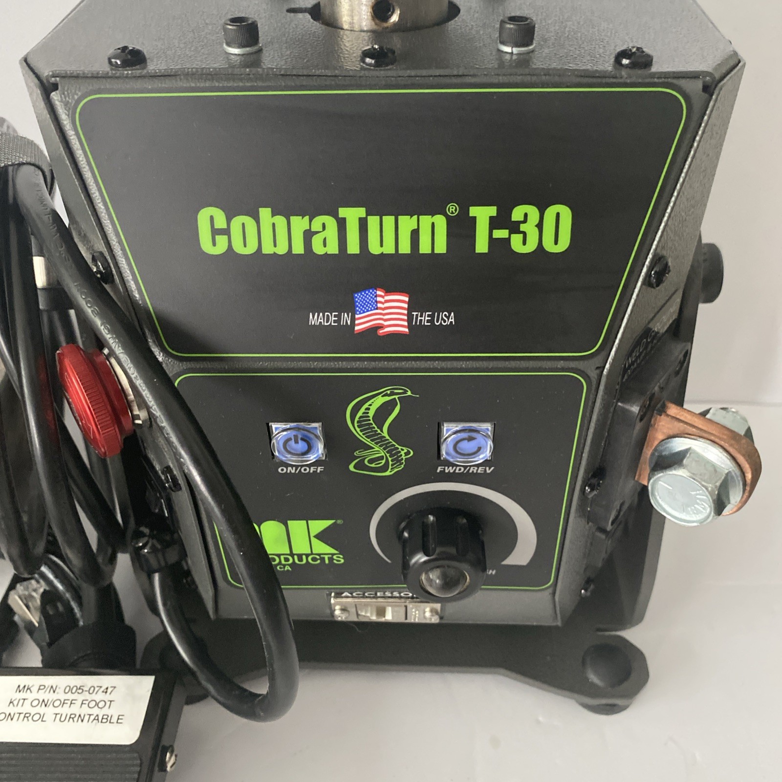 MK Products Welding Positioner CobraTurn T-30 Turntable Chuck