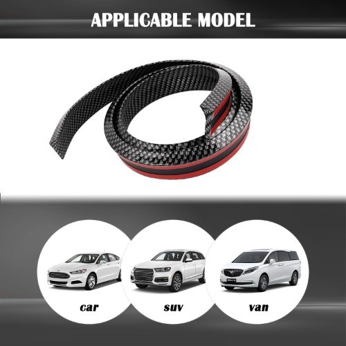 4.9Ft Rear Spoiler – 3D Glossy Roof Spoiler Trunk Material Type: Carbon Fiber
